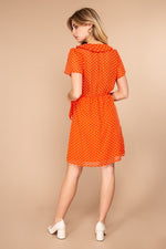 Load image into Gallery viewer, Red Short Polka Dot Dress
