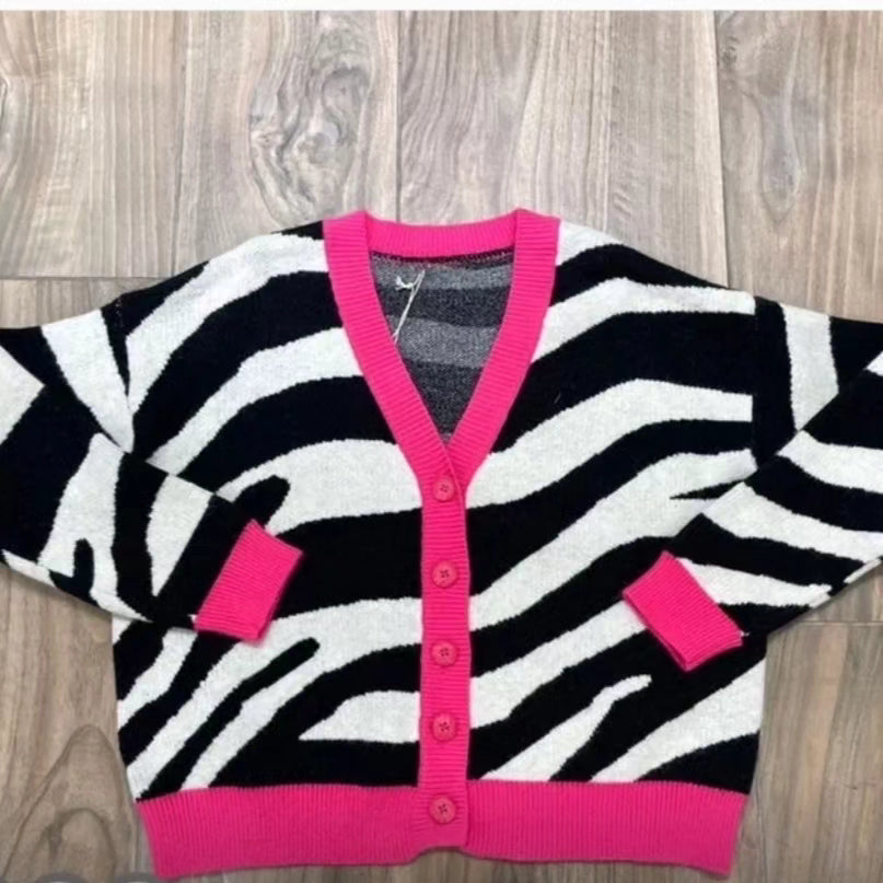 Women Top Sweater Button Front