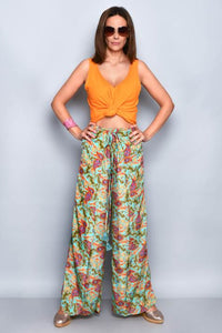 Green Summer Pants Esmeralda