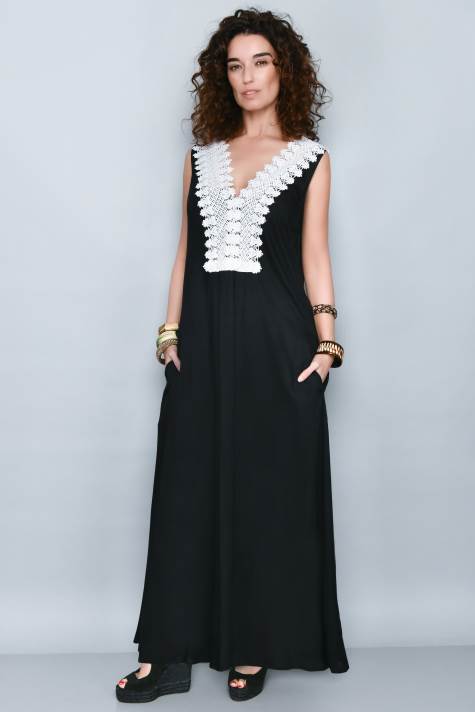 Maxi Black Summer Dress