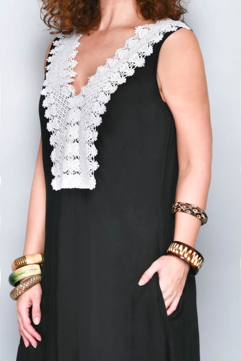 Maxi Black Summer Dress