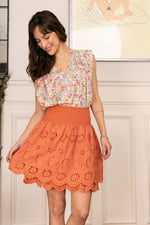 Load image into Gallery viewer, Orange Summer Skirt
