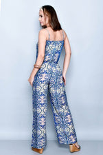 Load image into Gallery viewer, Blue Women&#39;s Summer Jumpsuit
