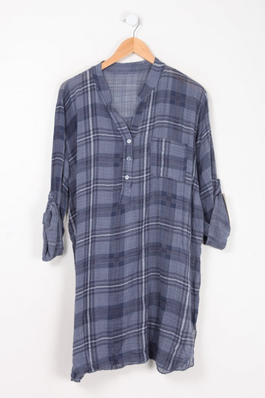 Women's Long Shirt Tunic Top