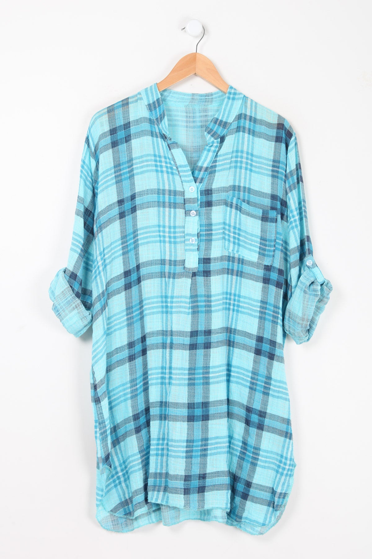 Women's Long Shirt Tunic Top