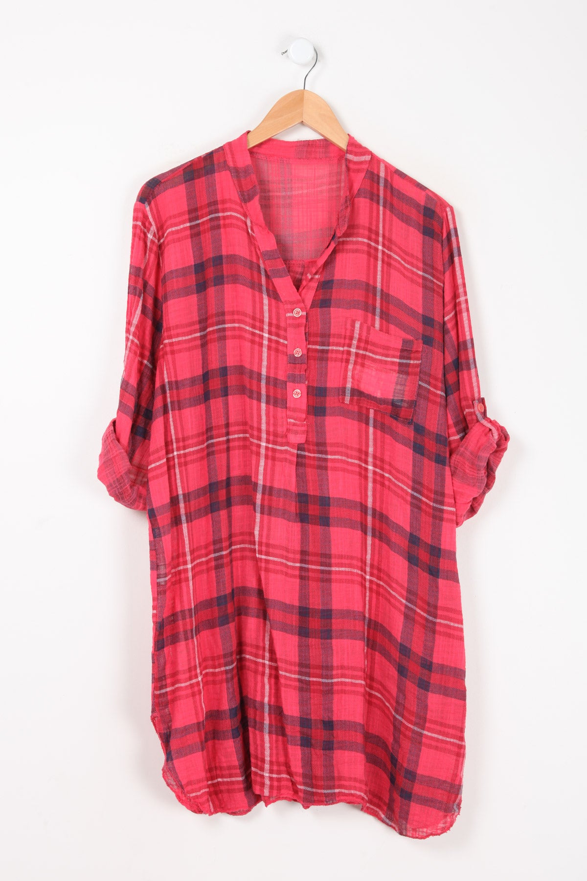 Women's Long Shirt Tunic Top