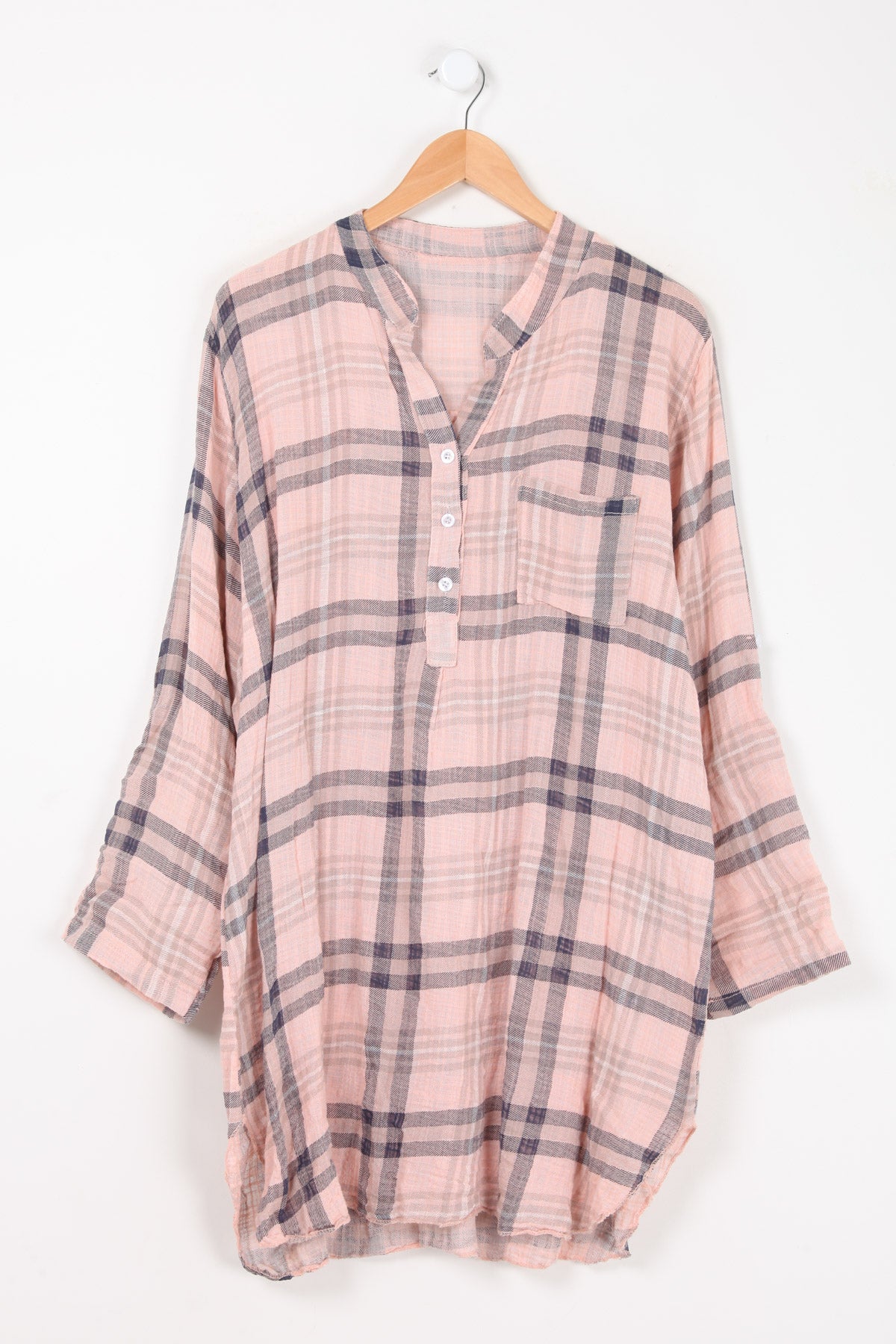 Women's Long Shirt Tunic Top