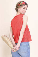 Load image into Gallery viewer, Red Summer Women&#39;s Top
