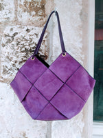 Load image into Gallery viewer, Purple Shoulder Bag
