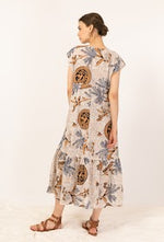 Load image into Gallery viewer, Summer Midi Dress Brown
